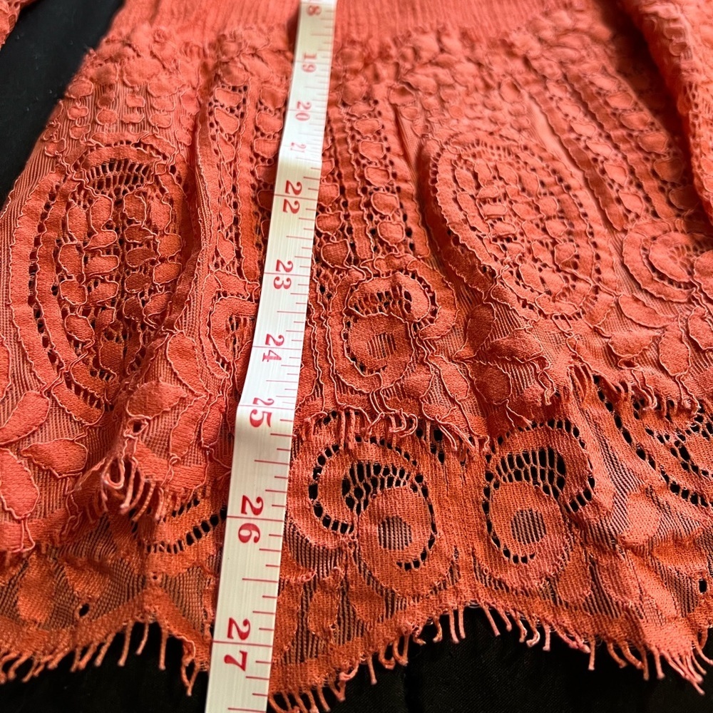 #165 Peach boho top - Picture 9 of 9
